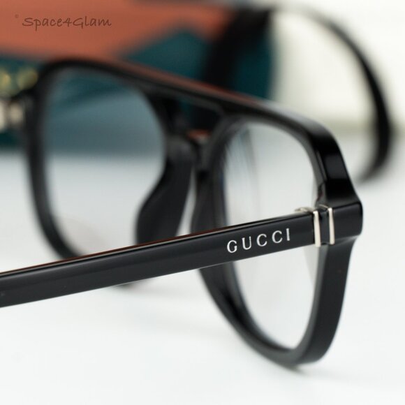 BRAND NEW Gucci GG1673S 001 Black Photochromic Pilot Eyeglasses GG 1673S - Picture 5 of 8